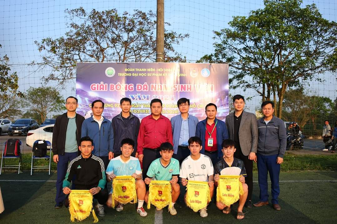 Giải bóng đá Nam sinh viên Trường Đại học Sư phạm kỹ thuật Vinh năm 2024