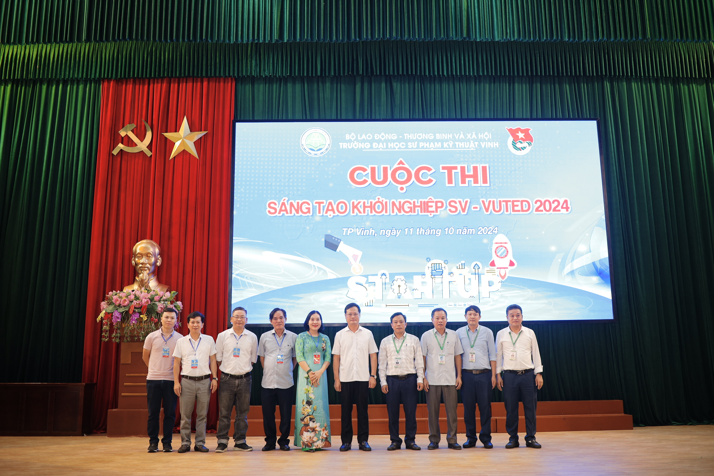 Vòng chung kết cuộc thi Sáng tạo khởi nghiệp SV- VUTED 2024 đã thành công tốt đẹp